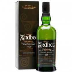 WHISKY SINGLE MALT ARDBEG 10 ANOS 6X750ML