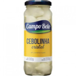 CEBOLINHA CRISTAL CAMPO BELO VIDRO 12X200GR