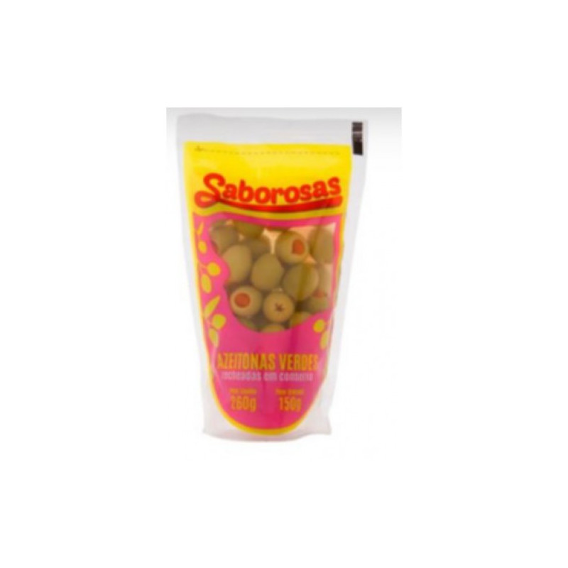 AZEITONA SABOROSAS RECHEADA DOY PACK 24X150G AZEITONA SABOROSAS RECHEADA DOY PACK 24X150G