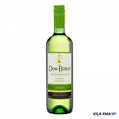 VINHO DOM BOSCO BRANCO SUAVE 12X750ML