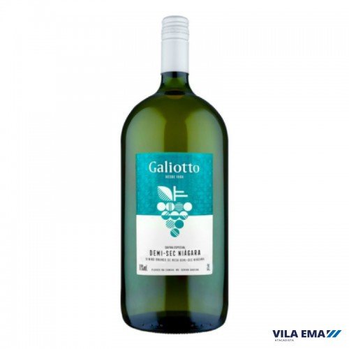 VINHO GALIOTTO BCO DEMI SEC NIAG 6X2L