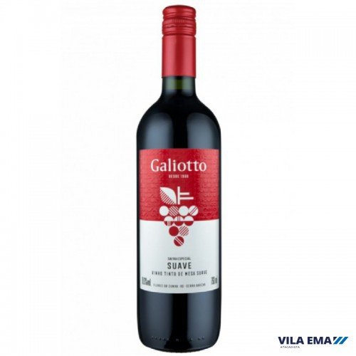 VINHO GALIOTTO TTO SUAVE 12X750ML