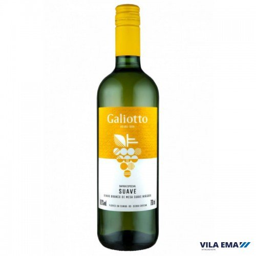 VINHO GALIOTTO BCO SUAVE 12X750ML