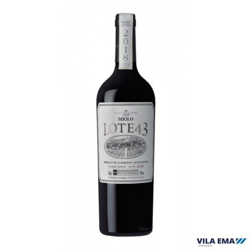 VINHO MIOLO LOTE 43 TTO MERLOT CAB SAUV 6X750ML
