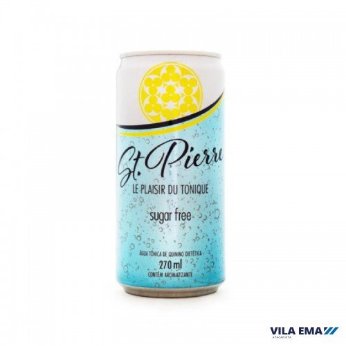 ST. PIERRE AGUA TONICA SUGAR FREE LATA 24X270ML
