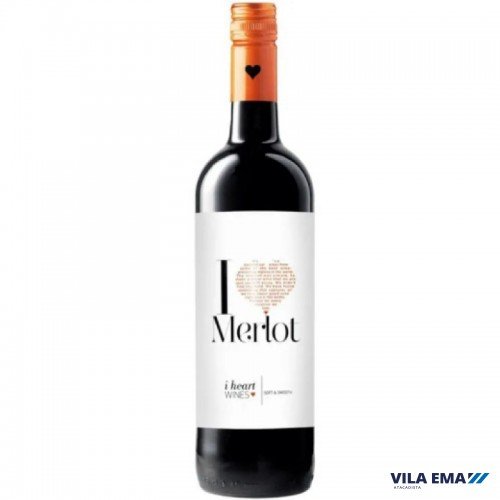 020873-6.jpg Vinho Fino Tinto Demi-Sec I Heart Merlot 750ml (Caixa com 6)