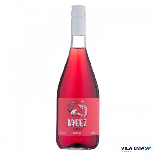 COOLER DE MORANGO GASEIFICADO BREEZ  GALIOTTO 12X750ML