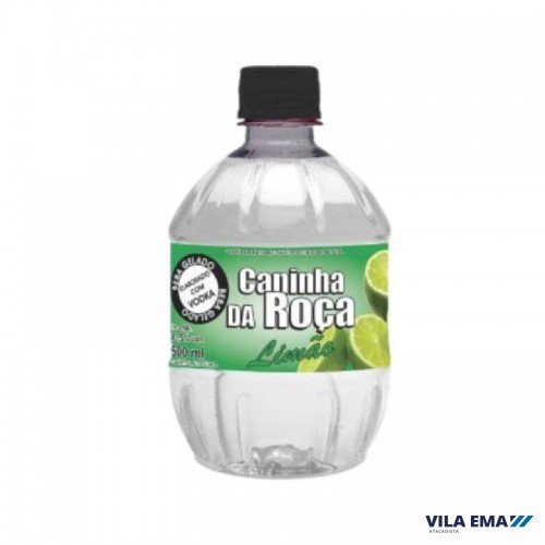 CACHAÇA CANINHA DA ROCA LIMAO PET 12X500ML