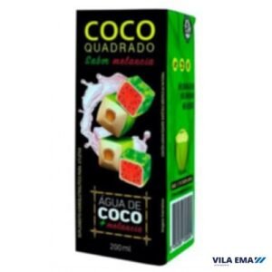 AGUA DE COCO COCO QUADRADO MELANCIA 27X200ML