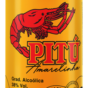AGUARDENTE AMARELINHA PITU LATA 12X350ML