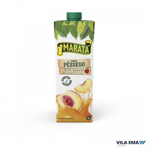 NECTAR DE PESSEGO MARATA 12X1L