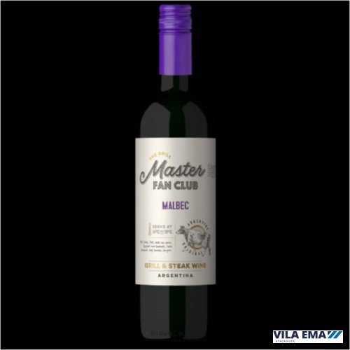 Vinho Tinto Argentino Grill Master Malbec