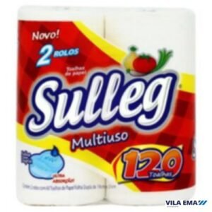 PAPEL TOALHA SULLEG 12X2 ROLOS 120 FOLHAS