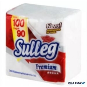 GUARDANAPO SULLEG 36X31X31CM 100 FOLHAS