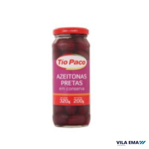 AZEITONA TIO PACO PRETA 12X200G