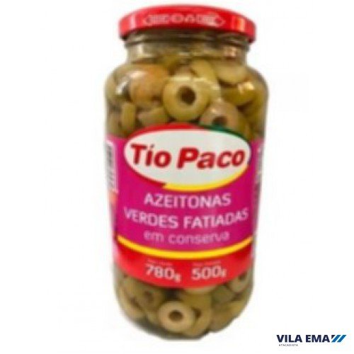 AZEITONA TIO PACO VERDE FATIADA 12X500G