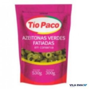 AZEITONA TIO PACO VERDE FATIADA DOY PACK 20X300G