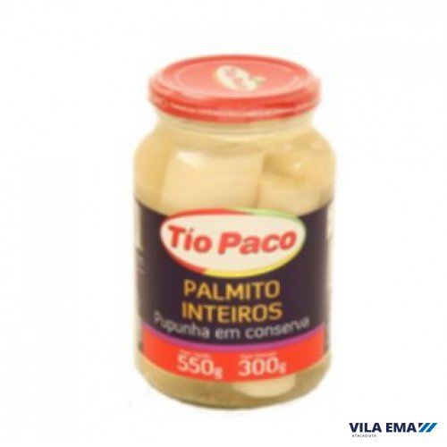 PALMITO DE PUPUNHA INTEIRO TIO PACO 15X300G