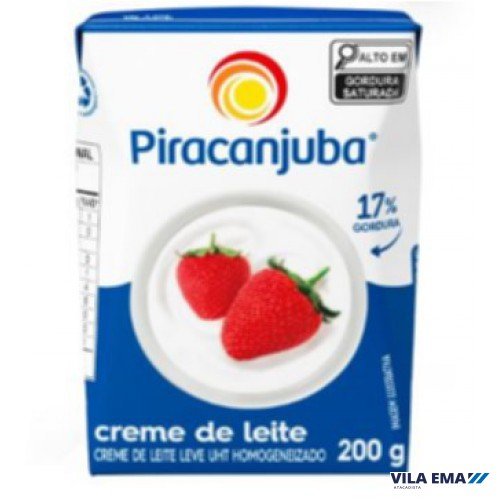 CREME DE LEITE PIRACANJUBA 27X200G