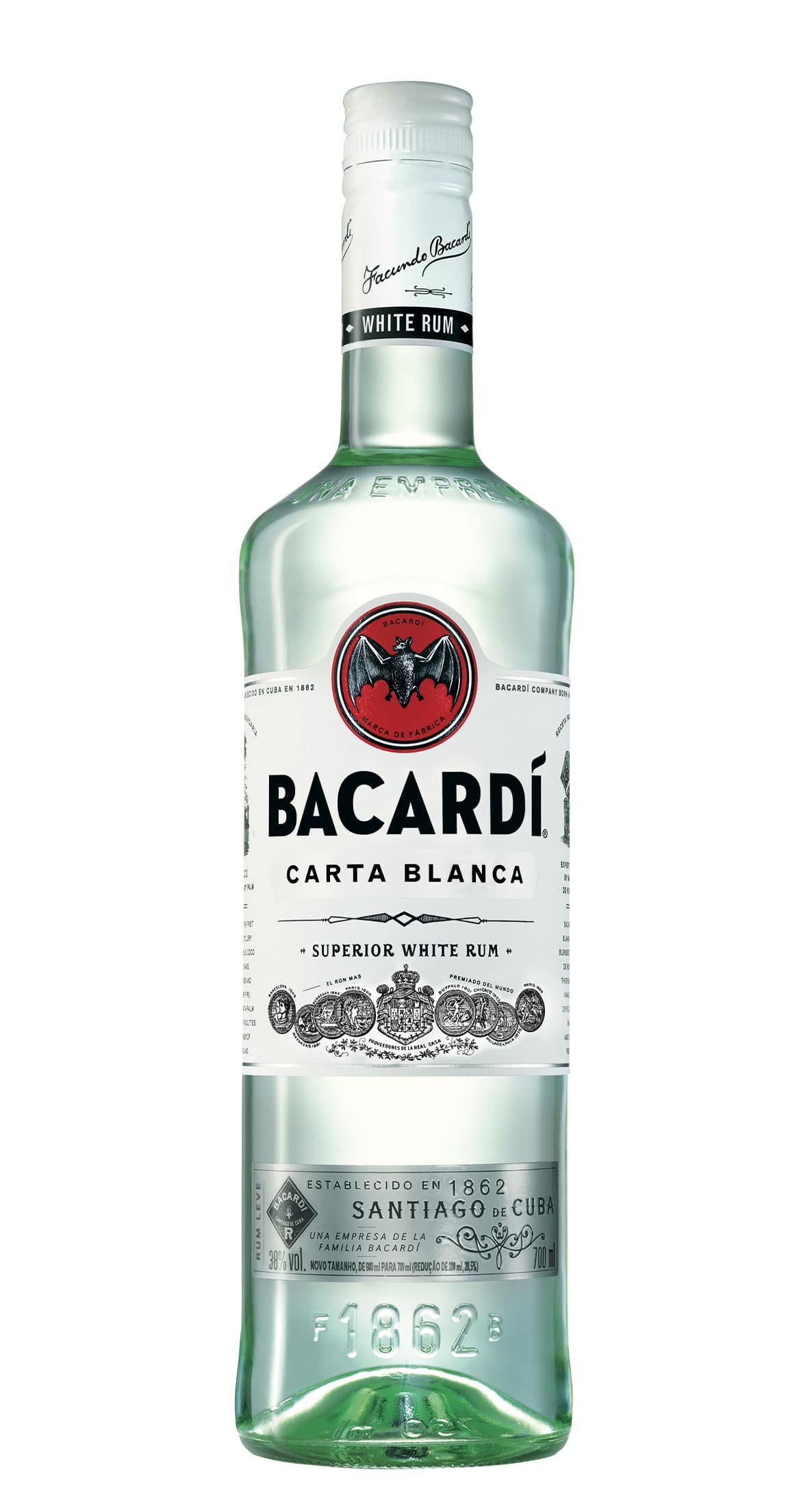 RUM BACARDI CARTA BRANCA 12X700ML