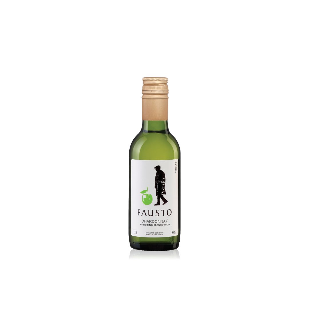 VINHO FAUSTO CHARDONNAY 24X187ML