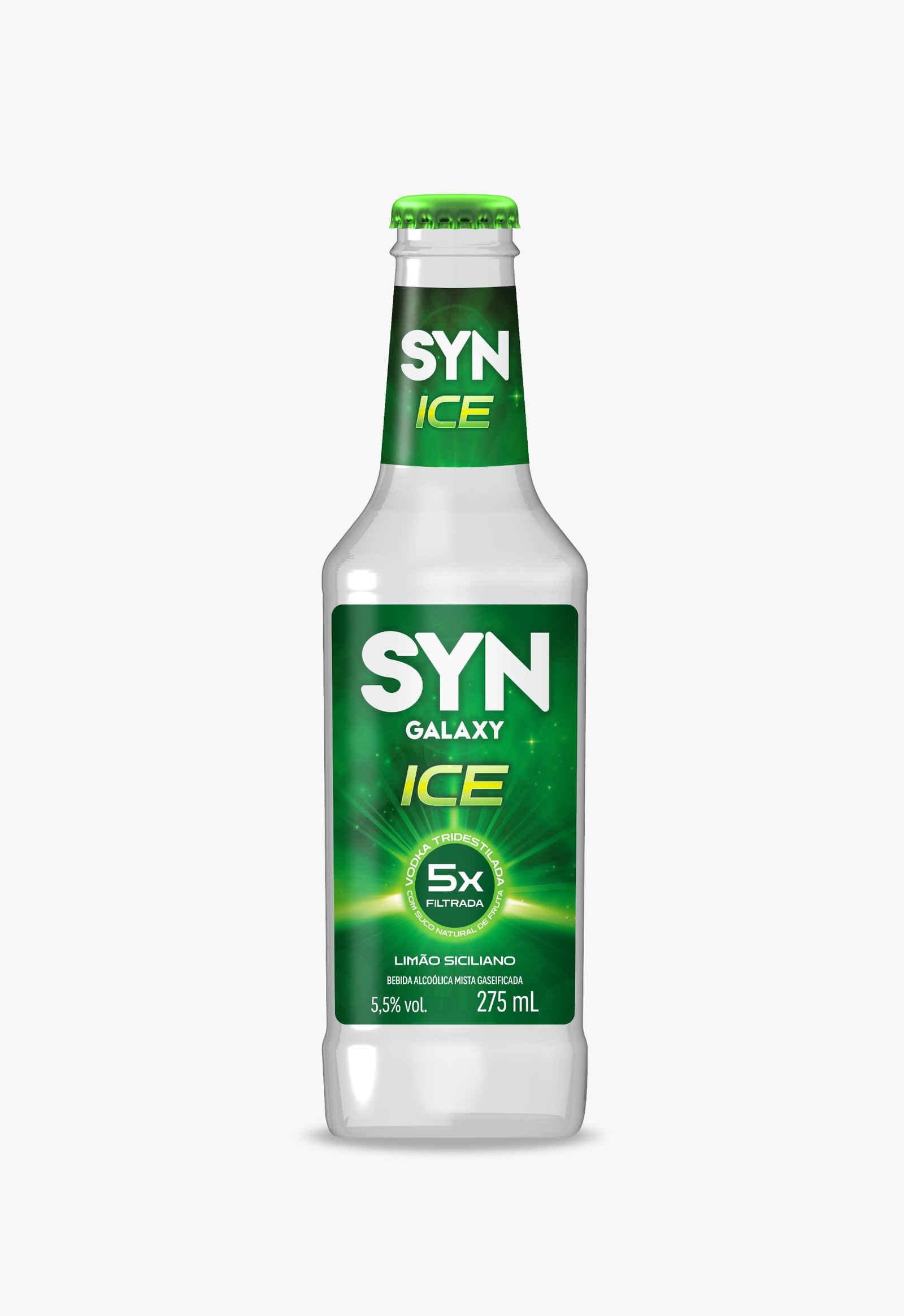 BEBIDA ALCOÓLICA MISTA GASEIFICADA SYN ICE GALAXY LIMÃO 24X275ML