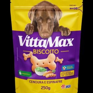 BISCOITOS VITTAMAX CENOURA E ESPINAFRE 16X250G