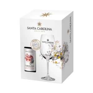 KIT- VINHO STA CAROLINA RESERVA 750ML+TACA (CX 6)