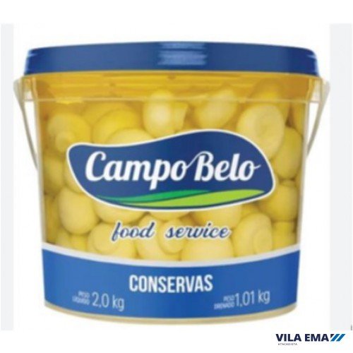 COGUMELO INTEIRO EM CONSERVA CAMPO BELO BALDE 6X1,01KG