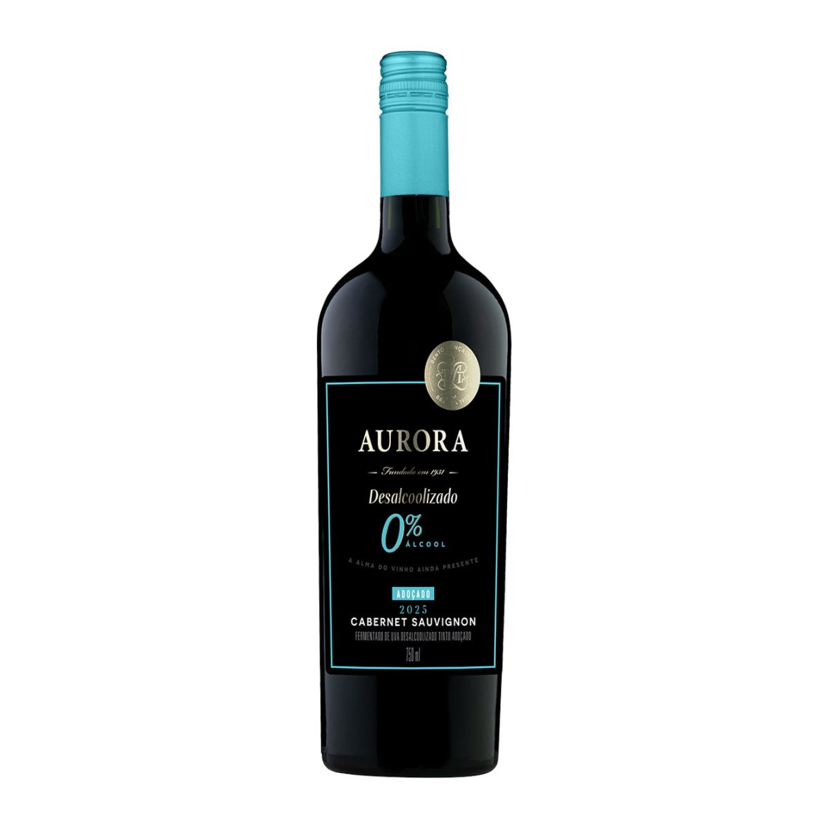 VINHO AURORA DESALCOLIZADO CAB SAUV TTO DOCE 6X750ML