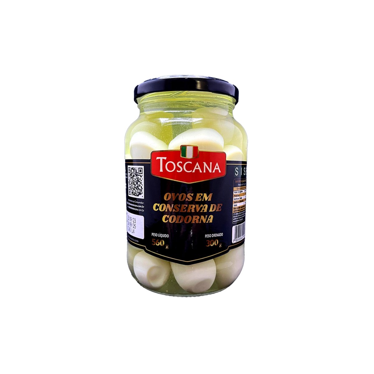 OVOS DE CODORNA TOSCANA 15X550G