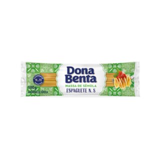MACARRAO ESPAGUETE SEMOLA DONA BENTA 24X500G MACARRAO ESPAGUETE SEMOLA DONA BENTA 24X500G