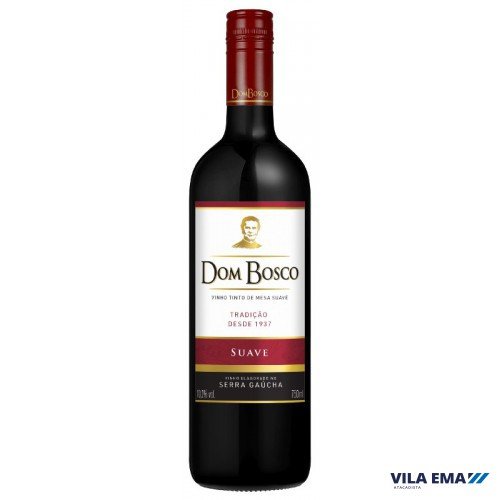 VINHO DOM BOSCO TINTO SUAVE 12X750ML