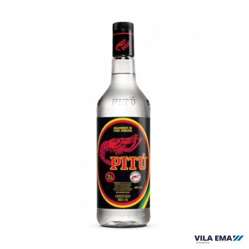 AGUARDENTE PITU PAPELAO CAIXA 12X965ML