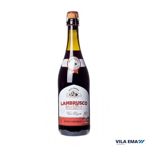 VINHO IT LAMBRUSCO VILLA FABRIZIA AMABILE TTO 12X750ML