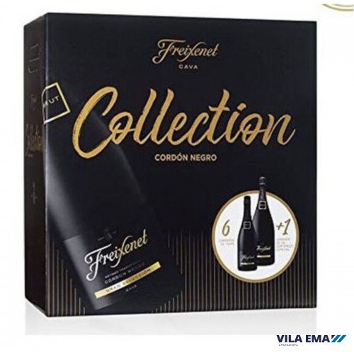 020376-9-3.jpg KIT FREIXENET COLLECTION CORDON NEGRO 6X750ML + 1X1,5L