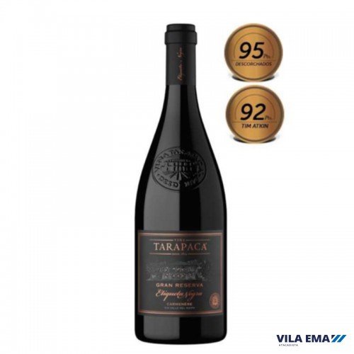 VINHO TARAPACA GRAN RESERVA ETQ NEGRA CARMENERE