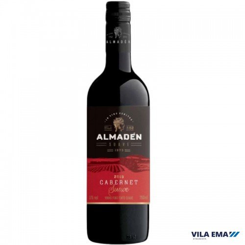 VINHO ALMADEN TTO SUAVE CAB SAUV 6X750ML
