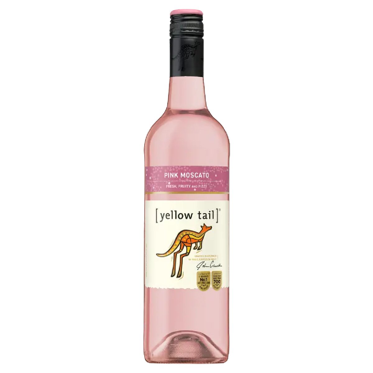V AUS YELLOW TAIL MOSCATO PINK 12X750ML