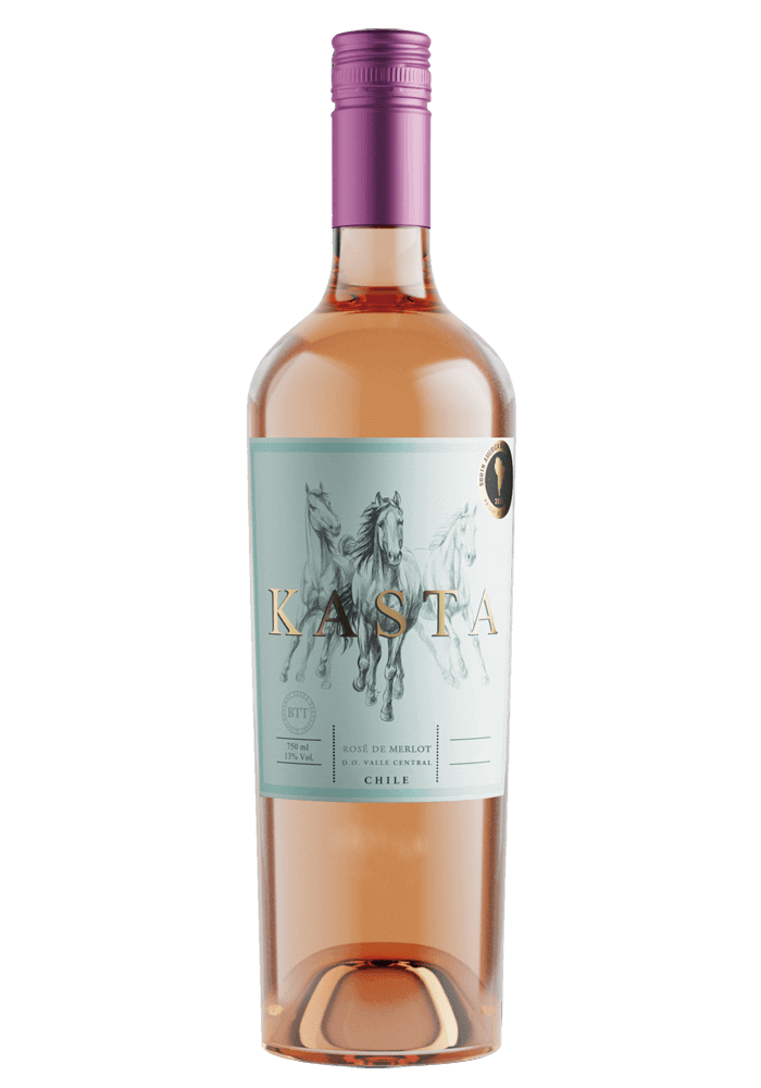 VINHO CHILE KASTA SELECCIÓN ROSÉ MERLOT 6X750ML