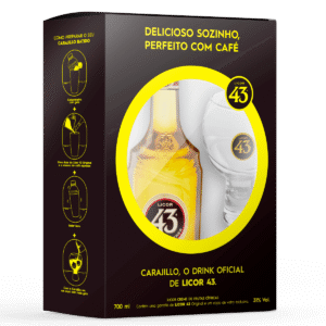 KIT: LICOR ESP DIEGO ZAMORA 43 + 1 COPO BALON (CX 6)