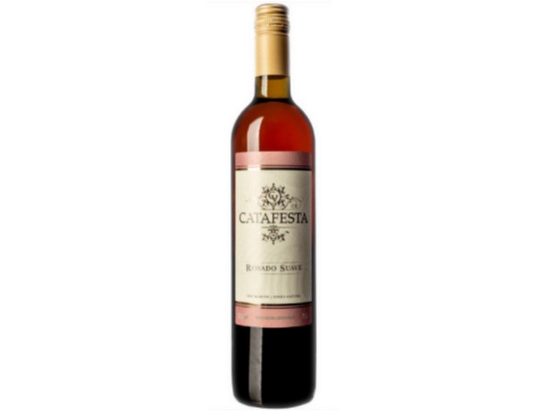 VINHO CATAFESTA ROSADO SUAVE 12X750ML