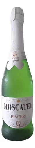 VINHO GASEIFICADO BRANCO MOSCATEL DOCE 12X660ML