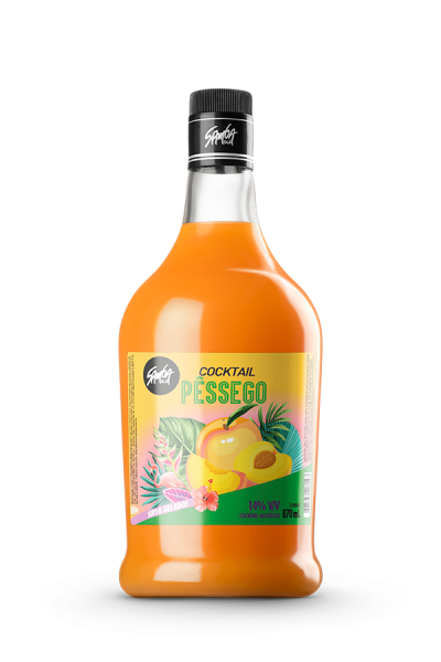 COQ ALC SAMBA SUL PESSEGO 6X870ML
