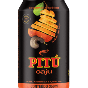 AGUARDENTE PITU CAJU LATA 12X350ML