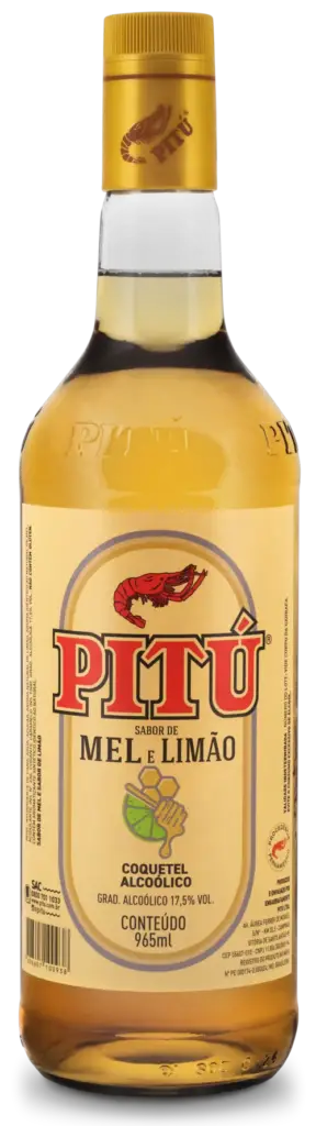 AGUARDENTE PITU MEL E LIMAO 6X965ML