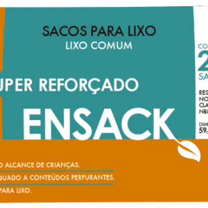 022442-1.png SACO LIXO PRETO ENSACK REFORÇADO 30L 59X62CM- ROLO 20 SACOS