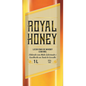 LICOR FINO DE WHISKY COM MEL ROYAL HONEY 6X1L