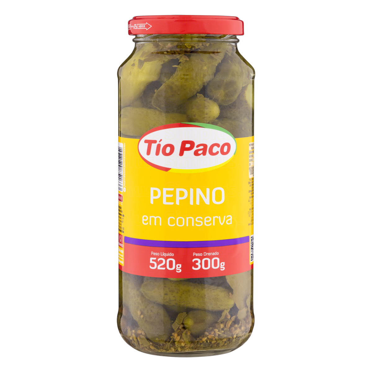 PEPINO ZUCCHINI TIO PACO 12X300G