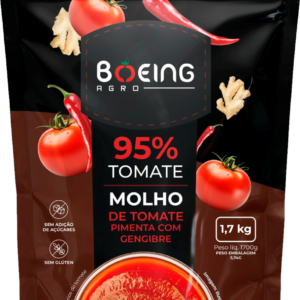 MOLHO DE TOMATE BOEING GENGIBRE E PIMENTA 8X1,7KG